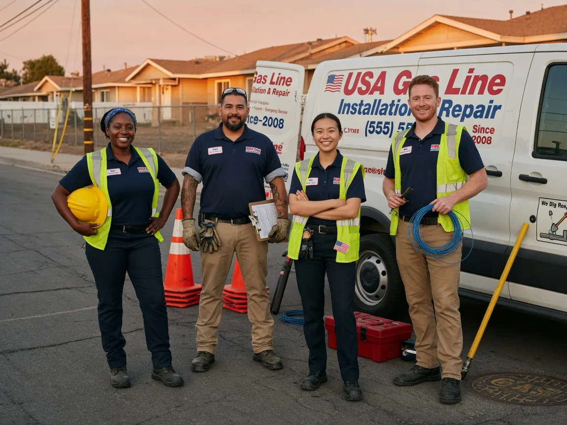 Gas Line Installation company in Potts Grove, PA